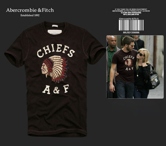 Abercrombie Fitch Hombres De Cuello Redondo Con Gente Fotos Corto Remera AF5613 Abercrombie Fitch Hombres De Cuello Redondo Con Gente Fotos Corto Remera AF5613